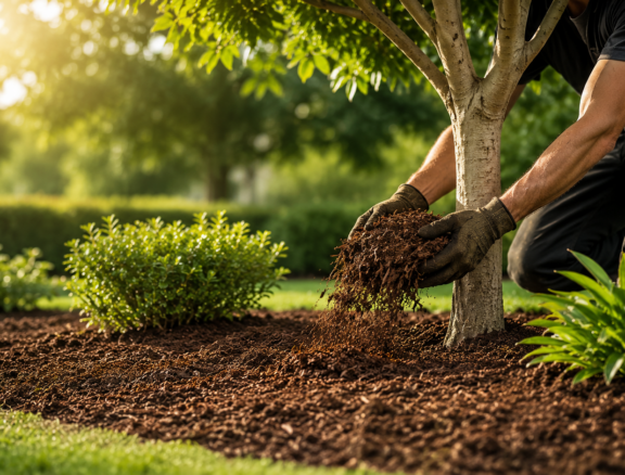 Fresh mulch is one of the quickest and most effective ways to give your property a polished, professional