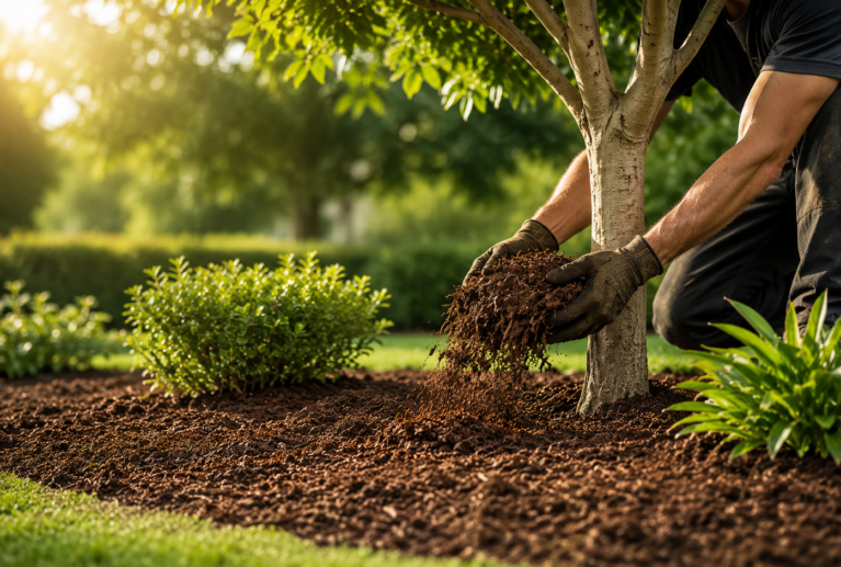 Fresh mulch is one of the quickest and most effective ways to give your property a polished, professional